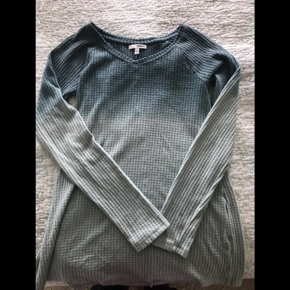 Blue ombré sweater